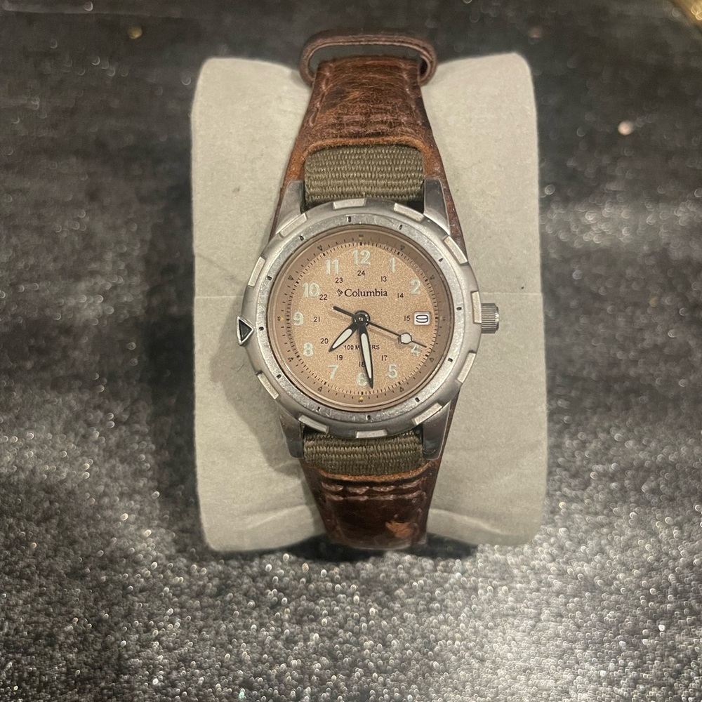 Bronze Columbia Leather watch